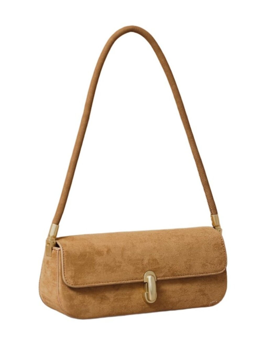 Shoulder Bag with Lock Buckle